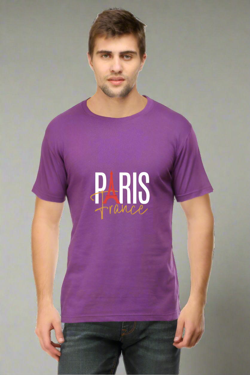 Paris France Men's T-Shirt – Stylish Comfort for Every Occasion